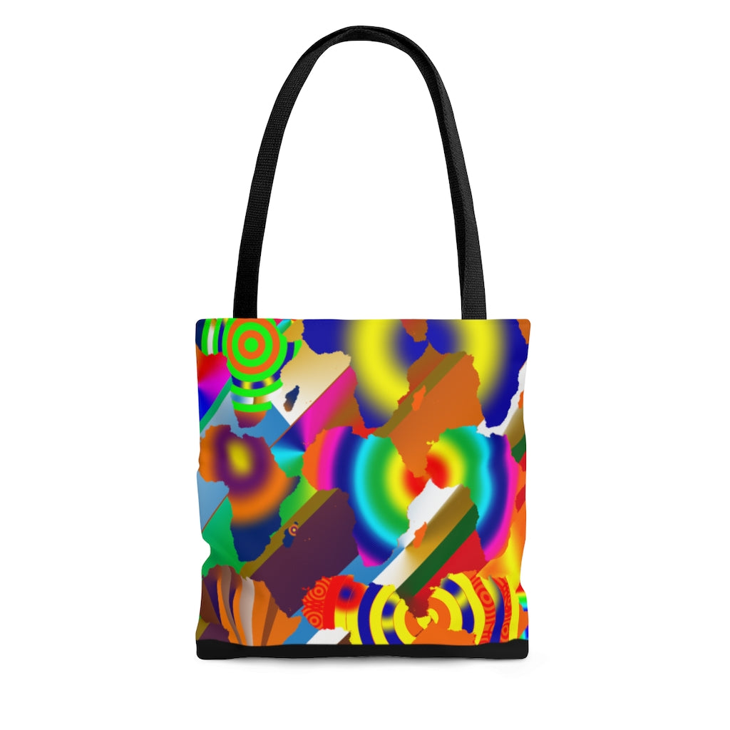 9 Africa's Collage Tote Bag