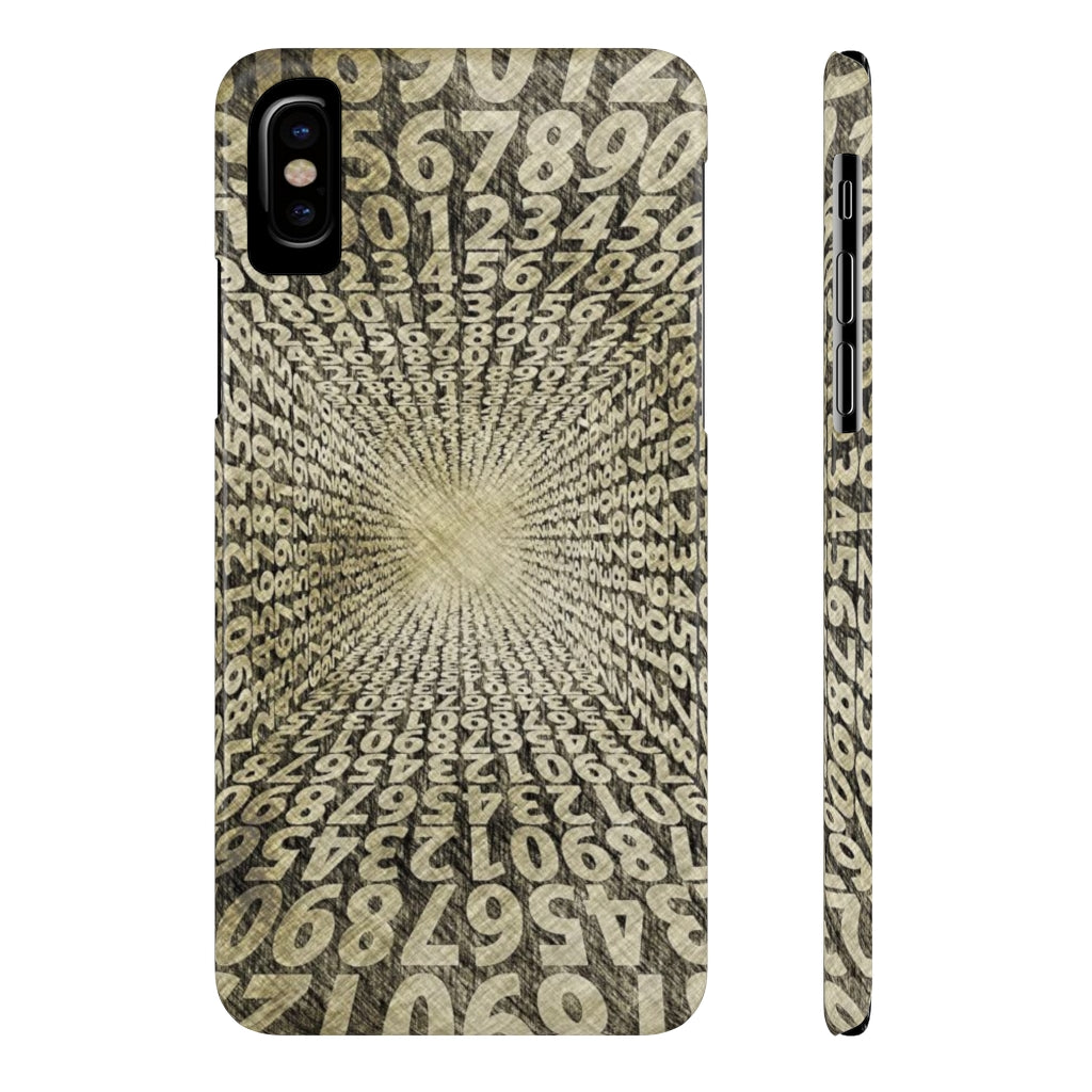 Numbers Run Slim Phone Cases, Case-Mate