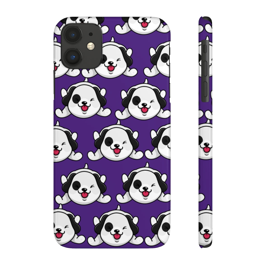 Patches (Dog) Slim Phone Cases, Case-Mate