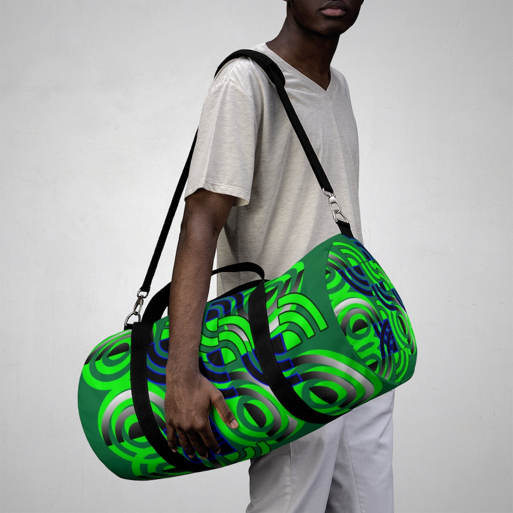 Round About (Green) Duffel Bag