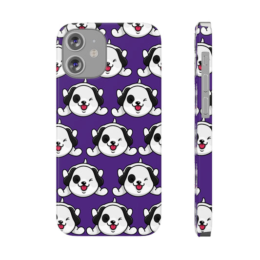 Patches (Dog) Slim Phone Cases, Case-Mate