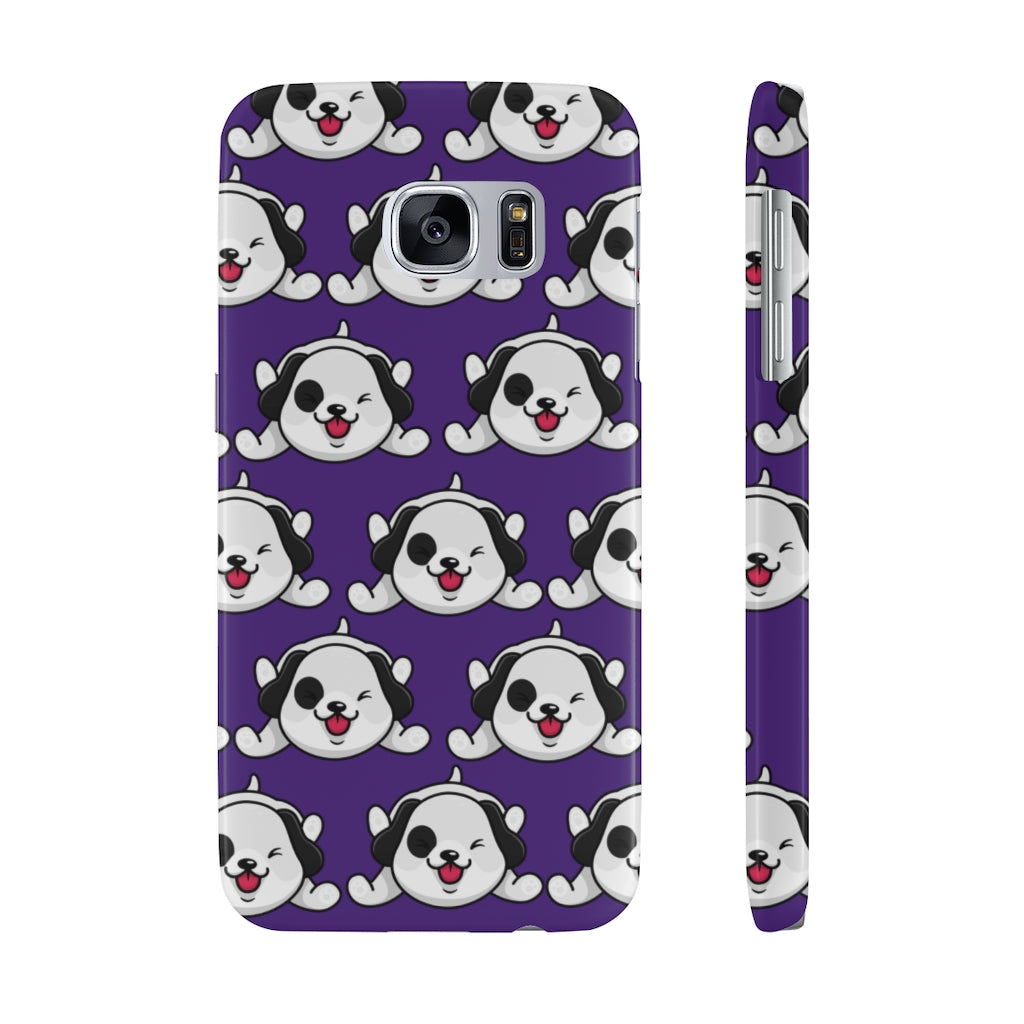 Patches (Dog) Slim Phone Cases, Case-Mate