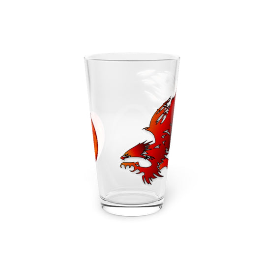 Sun To Fire Bird  Pint Glass, 16oz