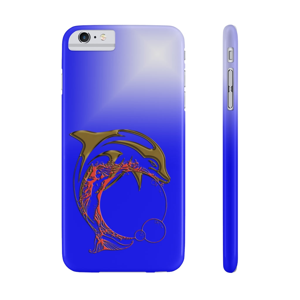 Dolphin W Mermaid Slim Phone Cases, Case-Mate