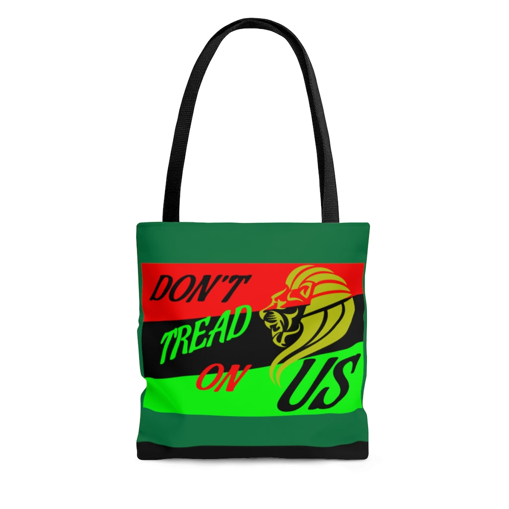 AFRICAN DON'T TREAD ON US FLAG (Green) Tote Bag