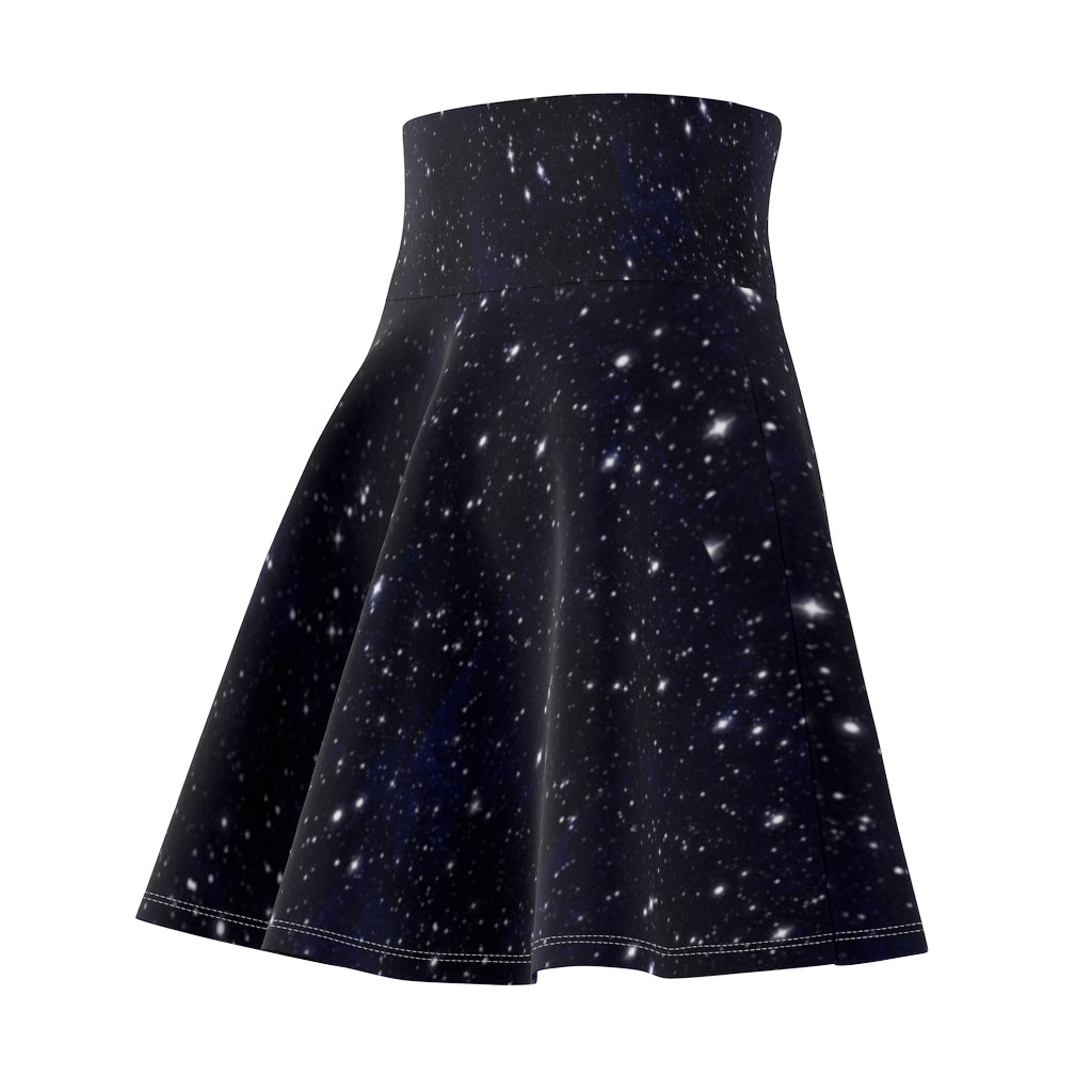 Night Sky Collage Women's Skater Skirt