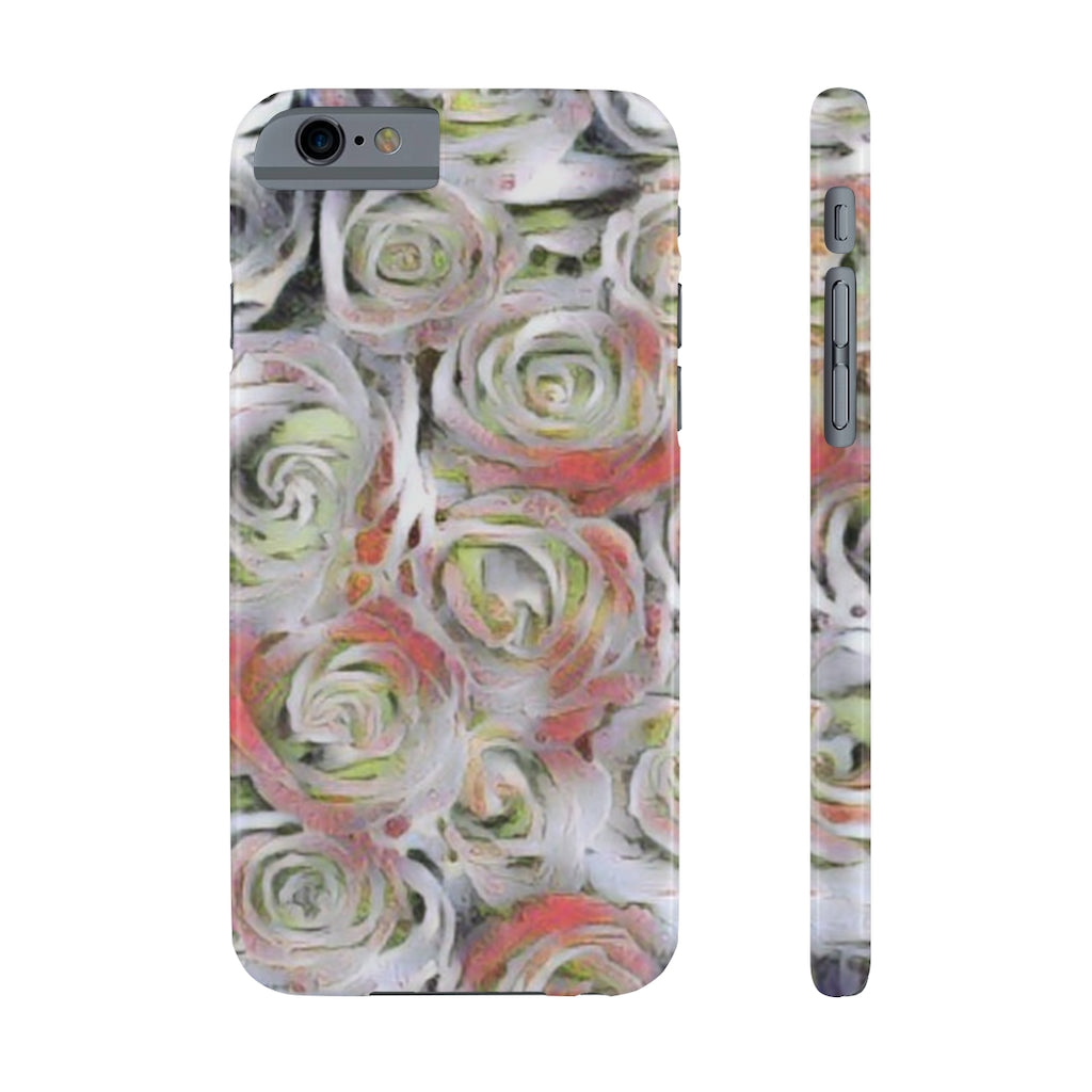 White Roses Slim Phone Cases, Case-Mate