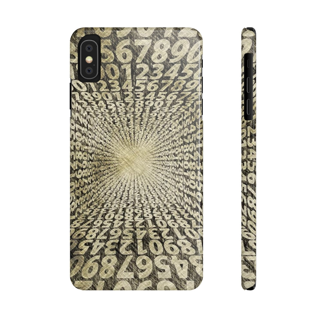 Numbers Run Slim Phone Cases, Case-Mate