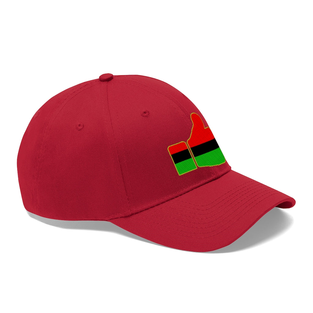 Pan African Thumbs Up   Unisex Twill Hat